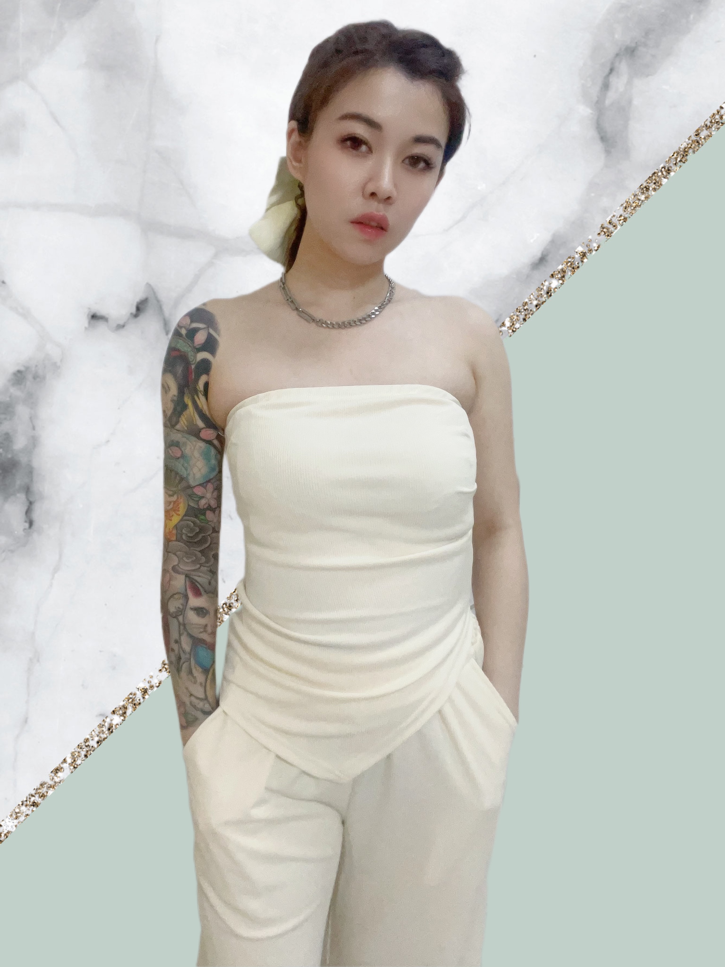 2 Piece Drapey + Wide Legs Pants