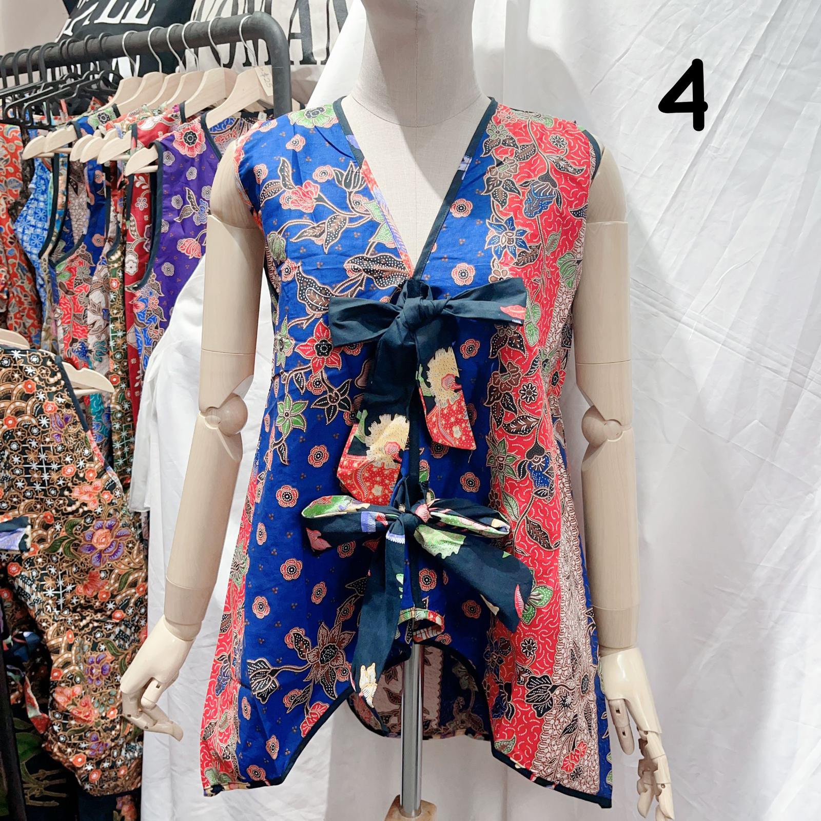 HC Batik Sleeveless Ribbon