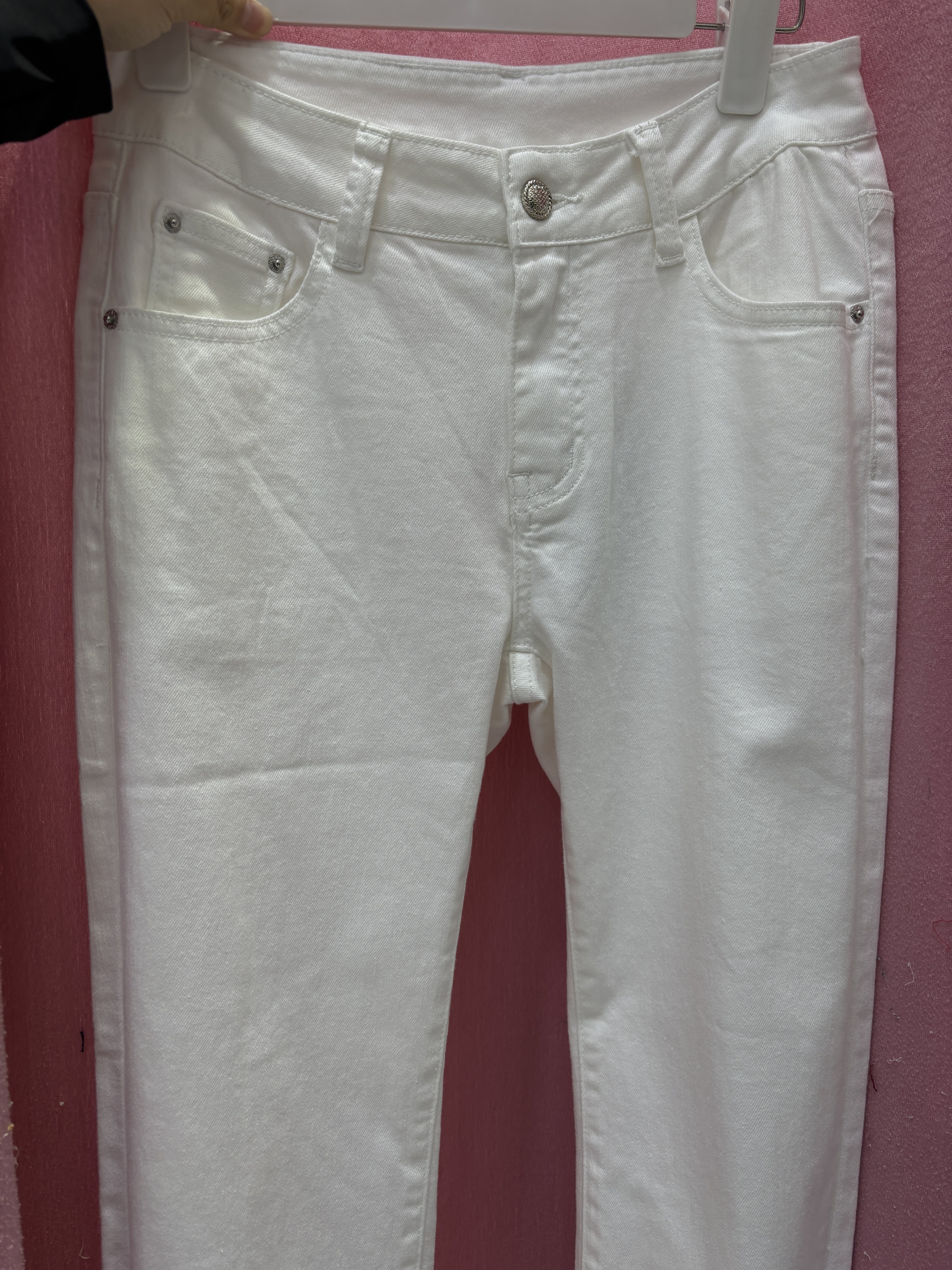 MLK White Jeans