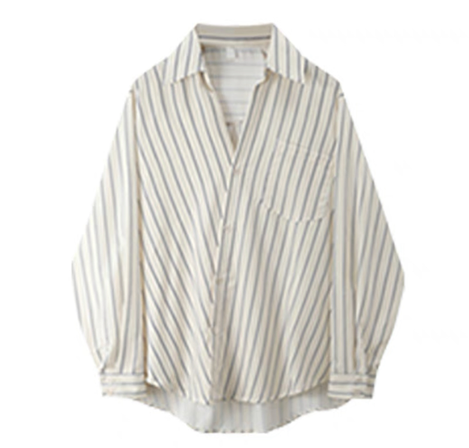 Stripe Long Sleeves + Dark Grey Dress Set