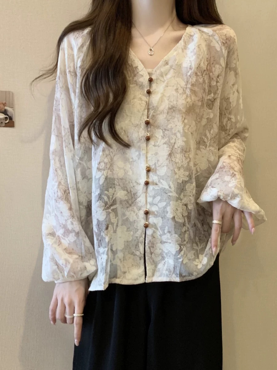 Translucent Flora Long Sleeves