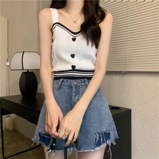 Valentines' Day Heartthrob Sleeveless Crop Top (Buy 1 Get 1 Free)