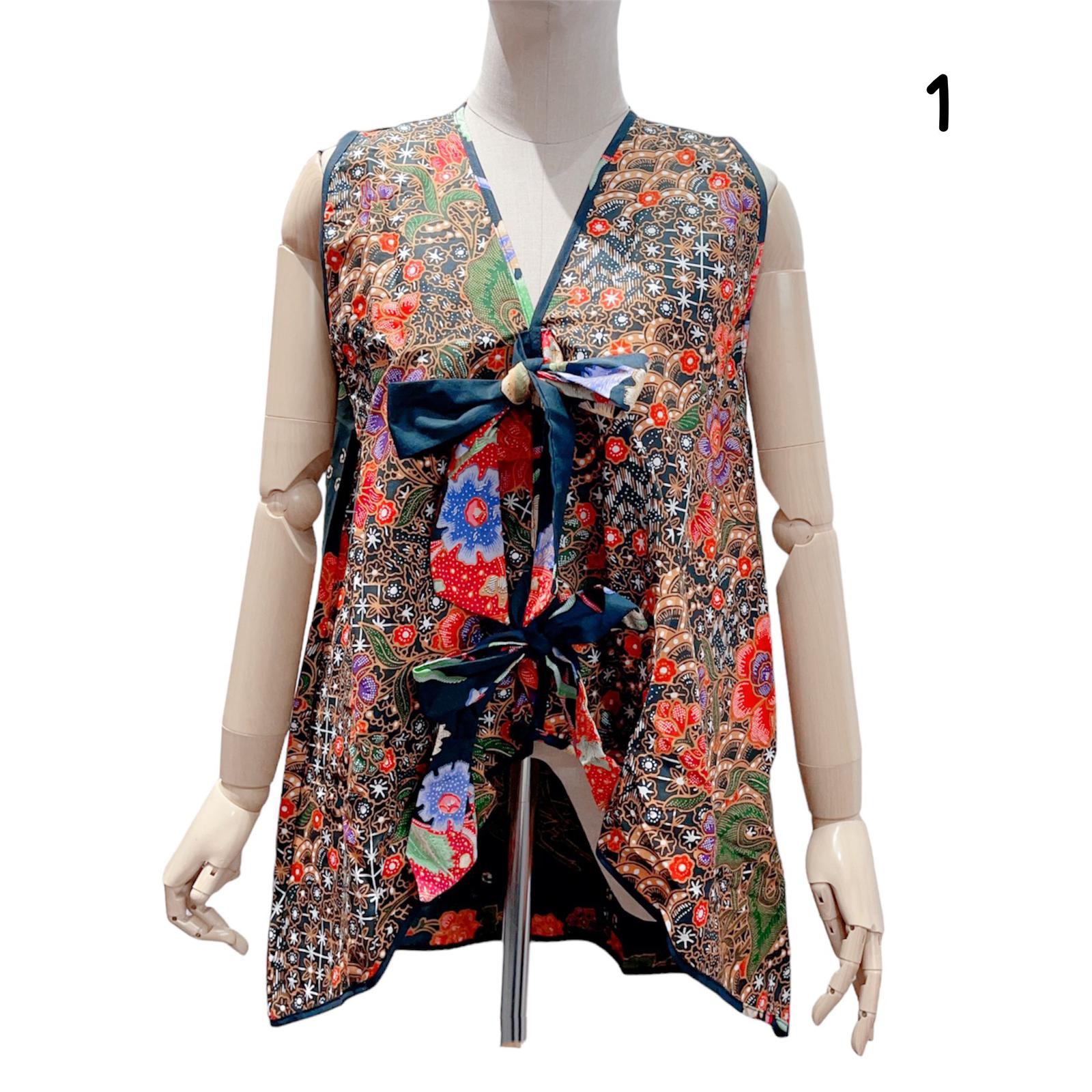 HC Batik Sleeveless Ribbon