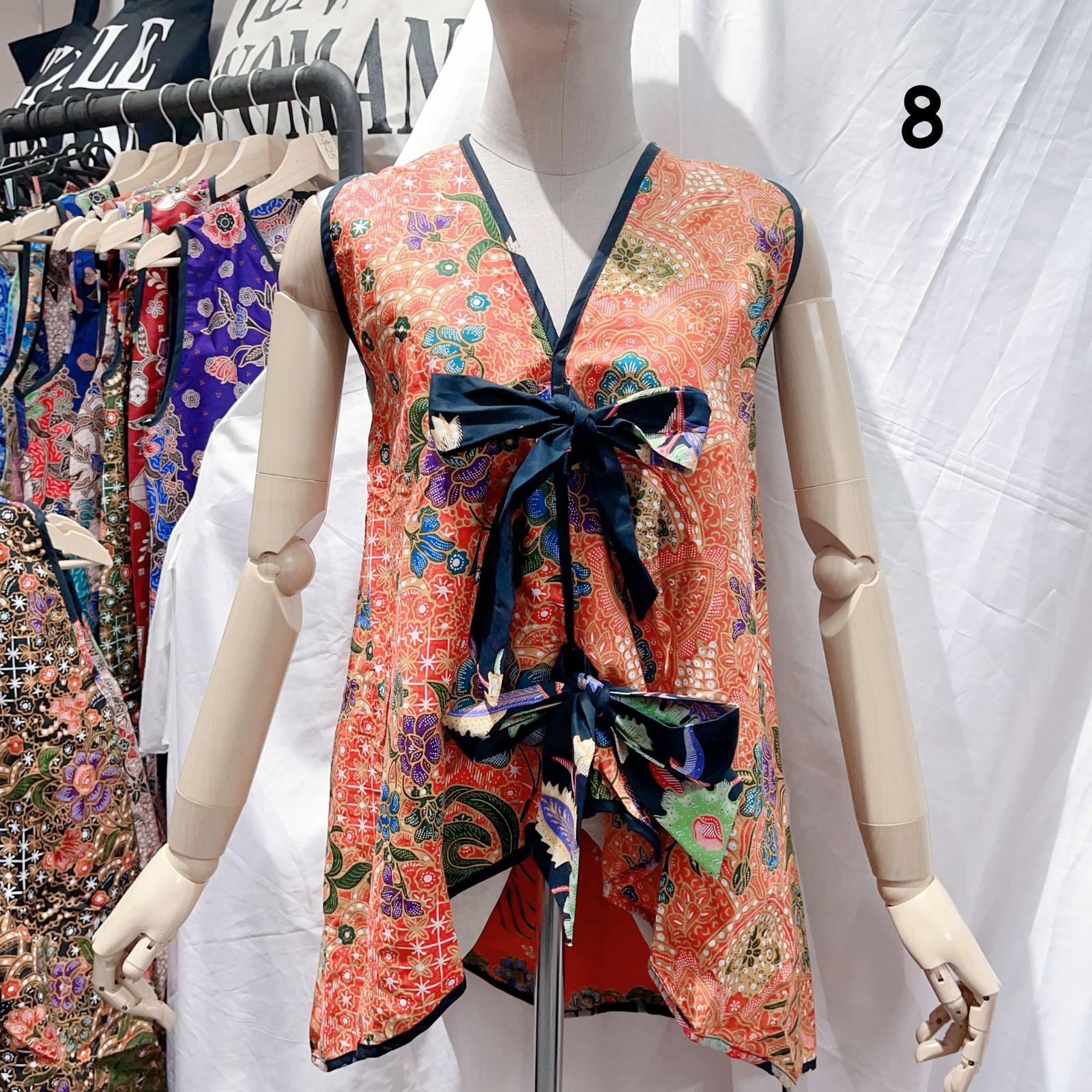 HC Batik Sleeveless Ribbon
