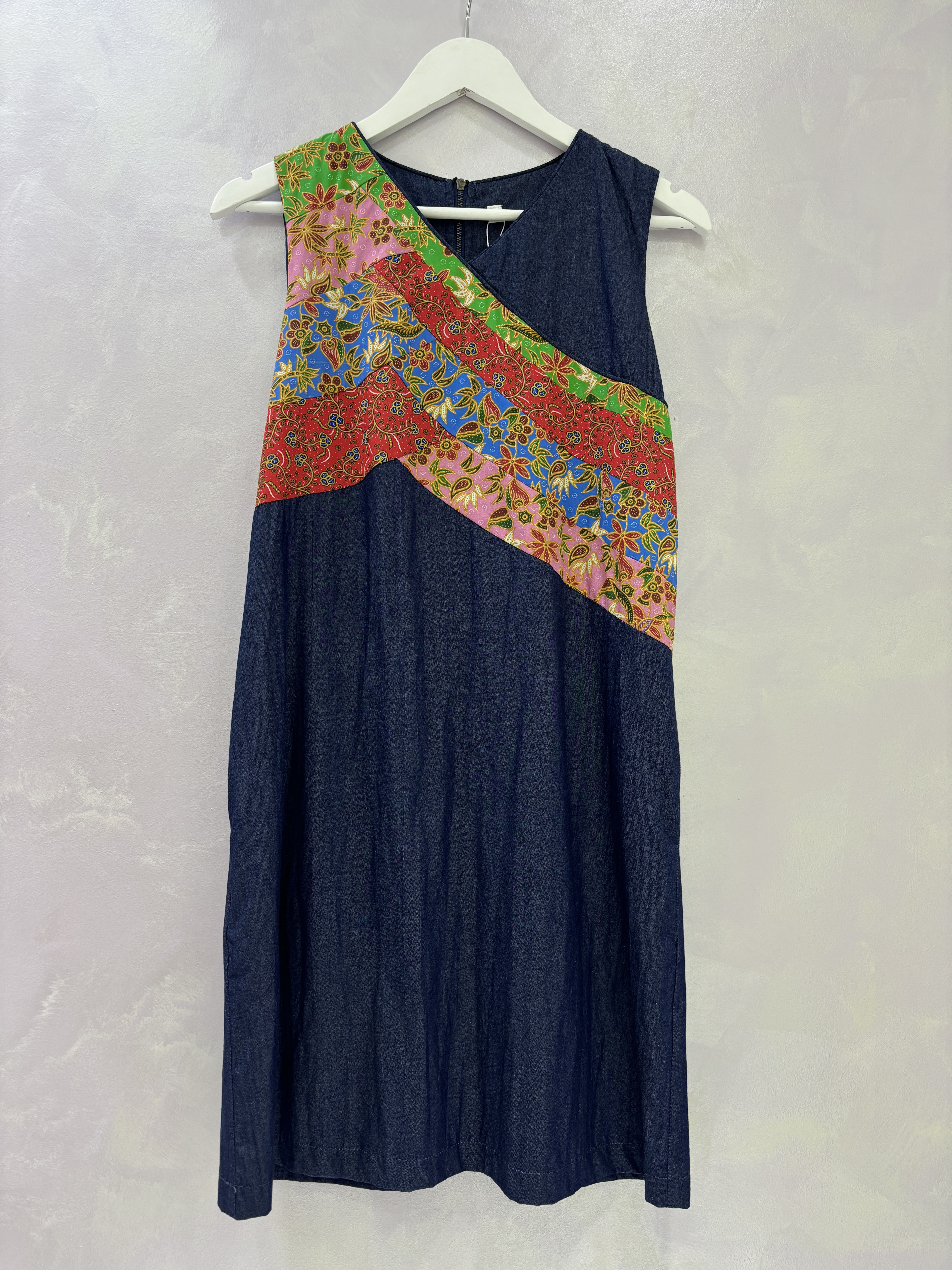 MLK Denim Batik Dress