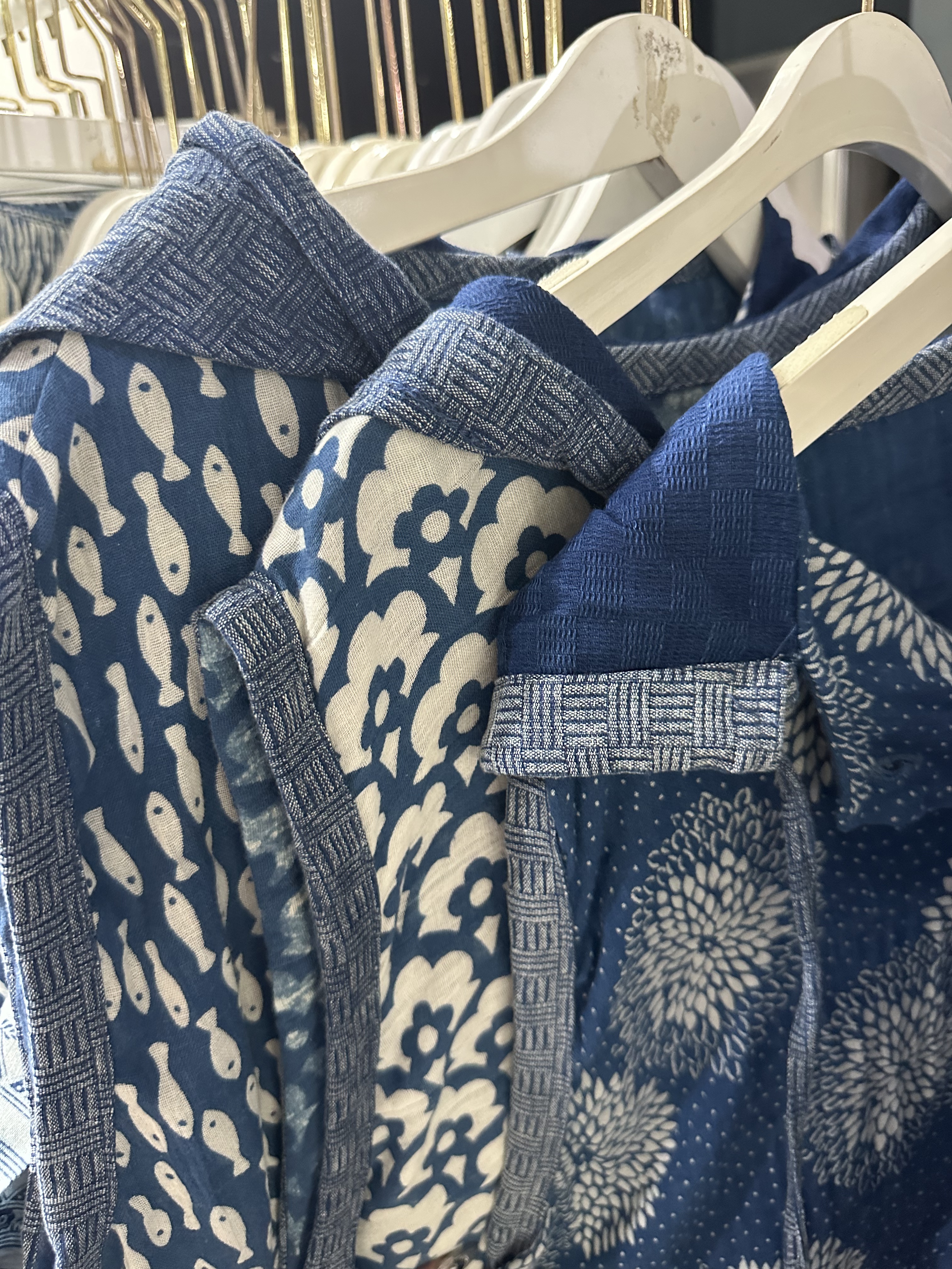 Indigo Sleeveless Hoodie