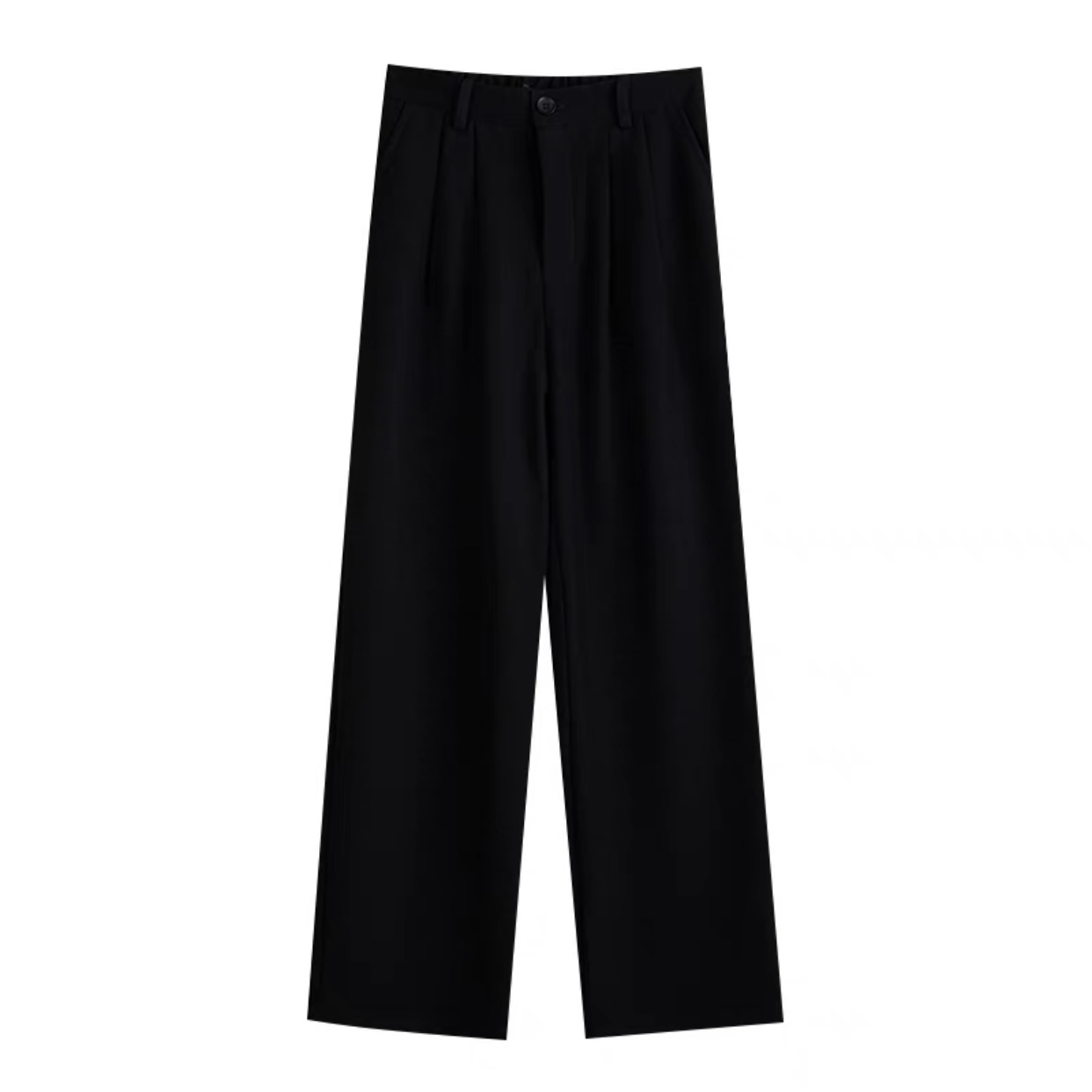 Korean Tweed Gold Hardware Button Up Top & Office Pants Set