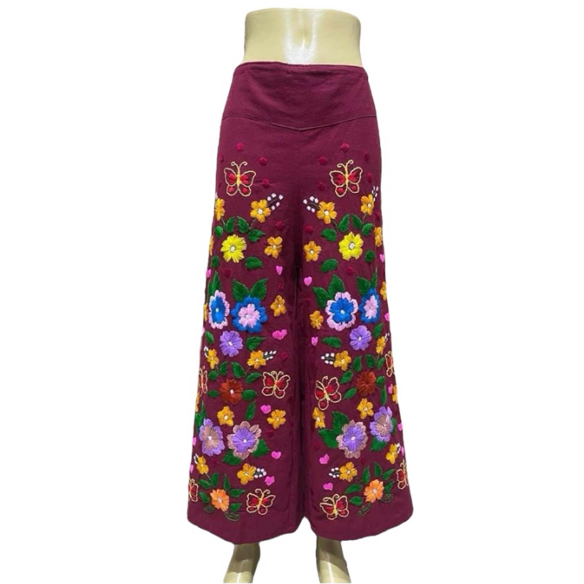 HM 100% Cotton Embroidery Pants