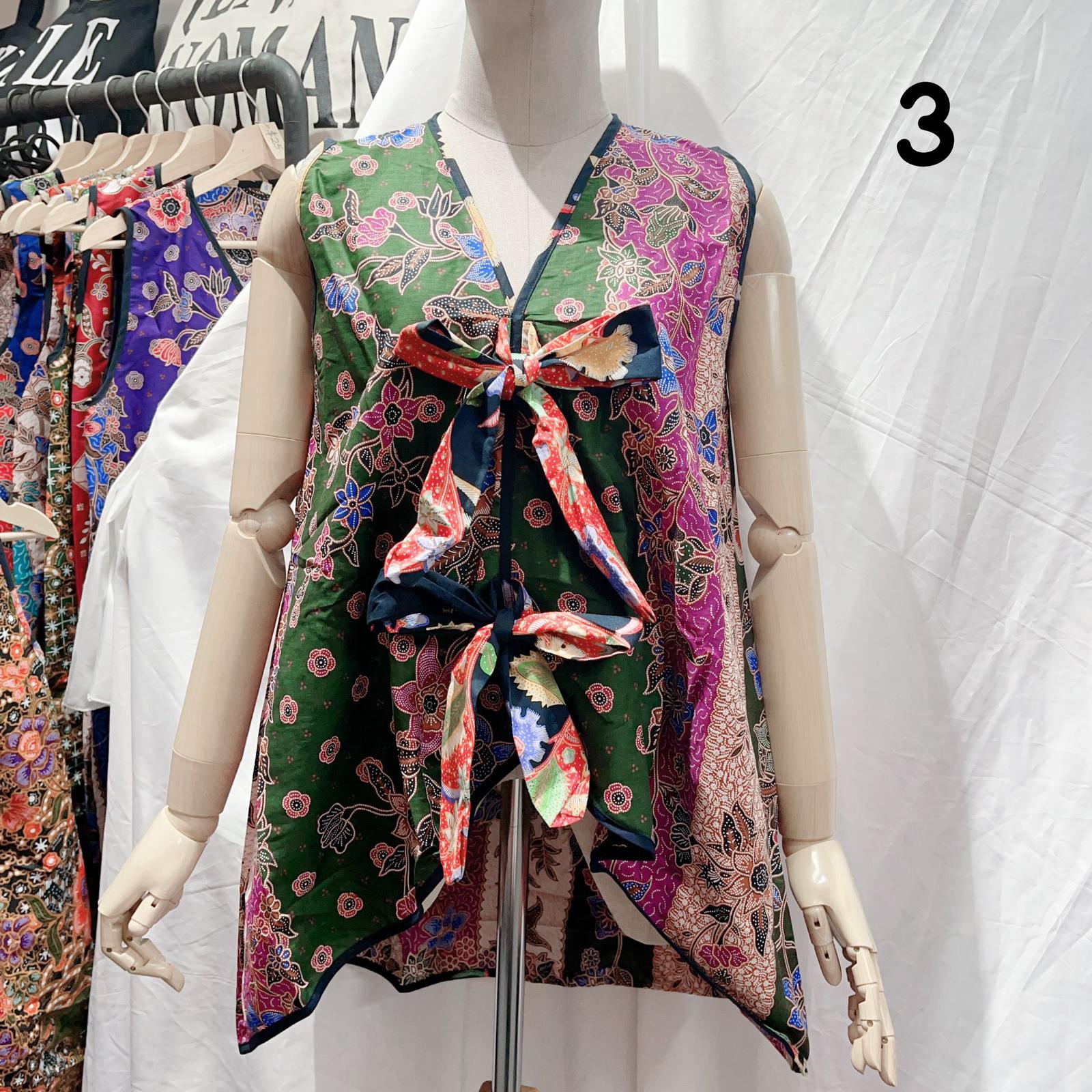 HC Batik Sleeveless Ribbon