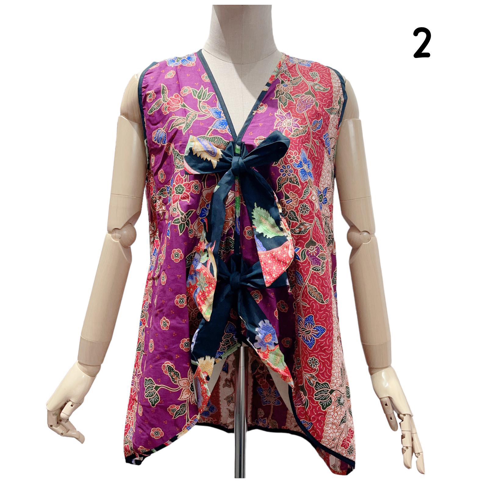 HC Batik Sleeveless Ribbon