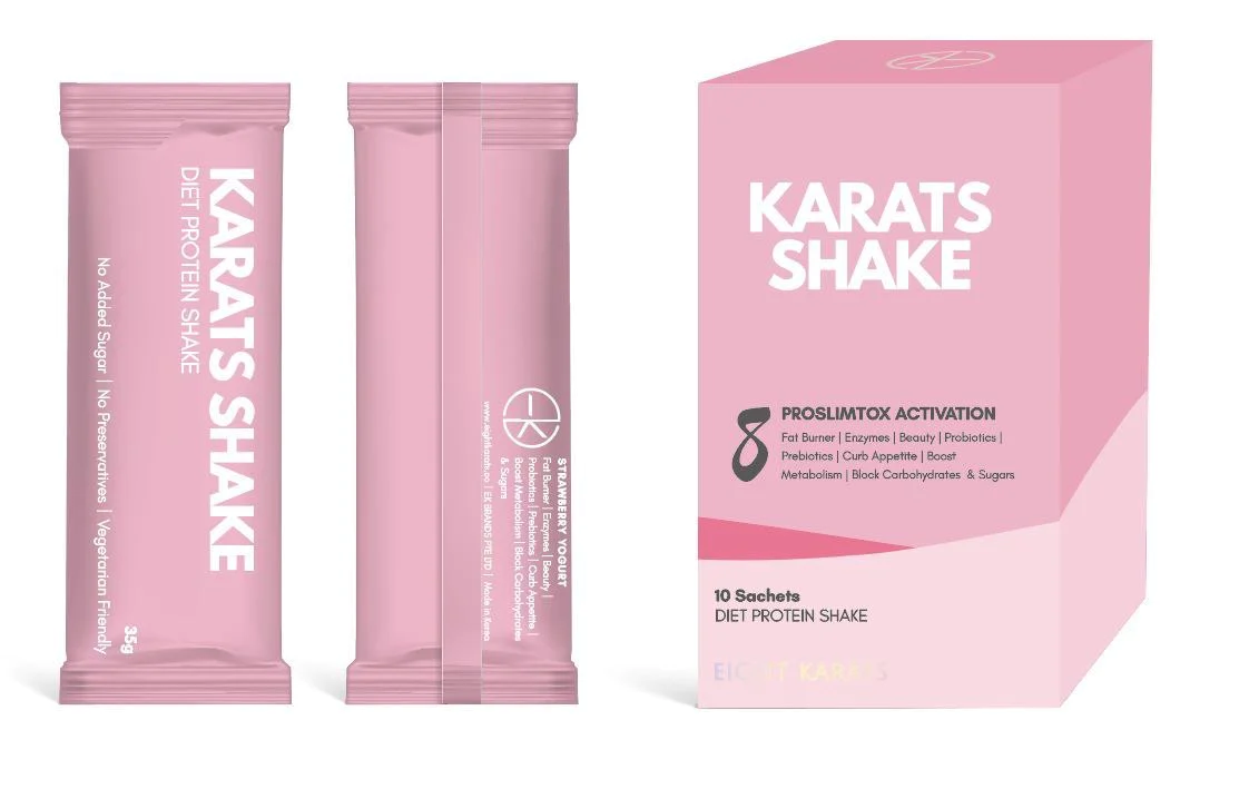 KARATS SHAKE Strawberry Protein Diet Shake