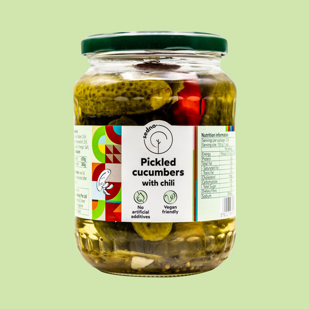 Pickled Cucumbers With Chili