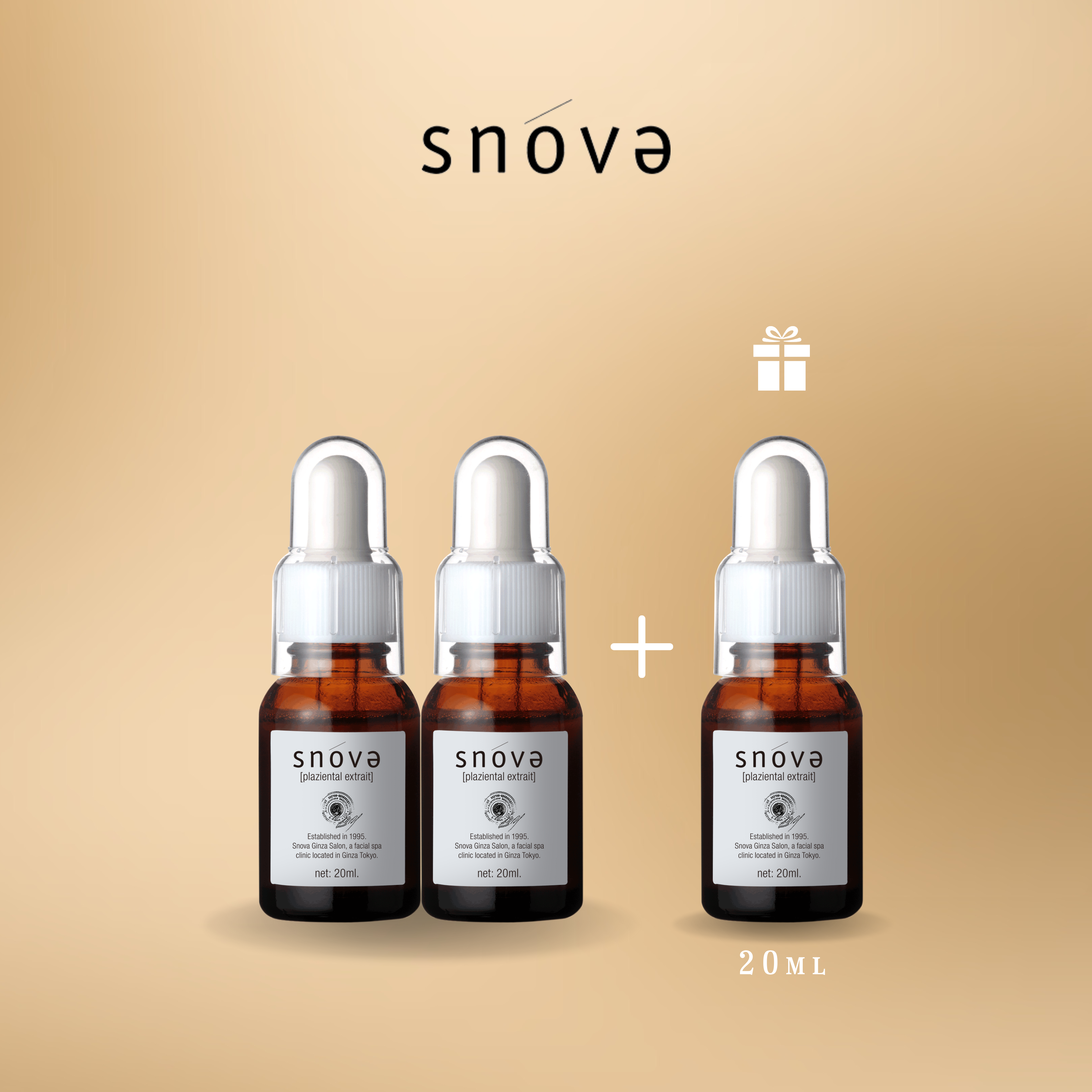 【买2送1】SNOVA 胎盘素精华液x3