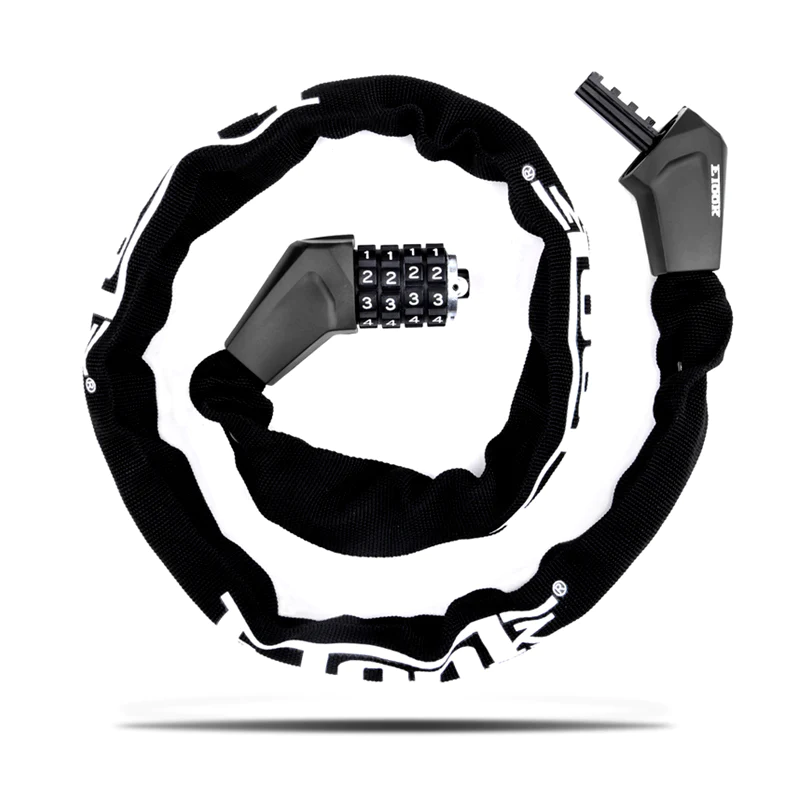 HARDENED STEEL CHAIN 1M BIKE CODE LOCK