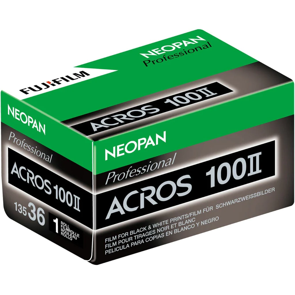 Fujifilm Neopan Acros 100 ISO 35mm 36 Exposure Black & White Film