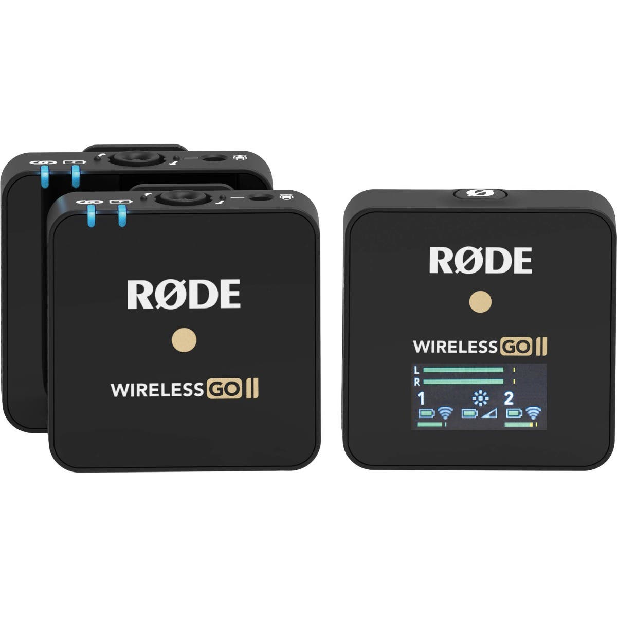 RODE Wireless GO II Dual Channel Compact Wireless Mic with 2x Lavalier GO Mics