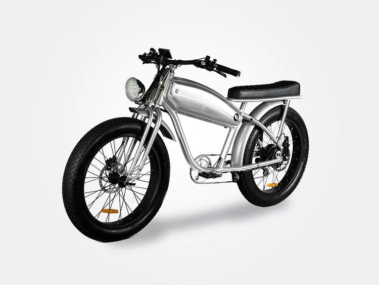 Vallkree Moon Dog EBike 500 Watt, Twin Seat (Silver)