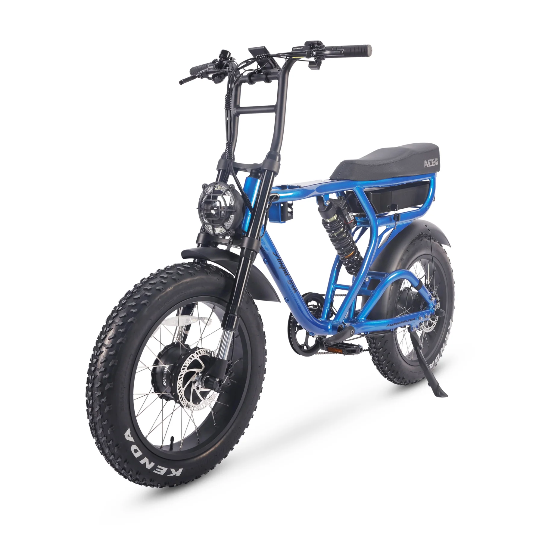 Ampd Bros Ace X Demon MkII Dual Motor Electric Bike - Blue Lightning