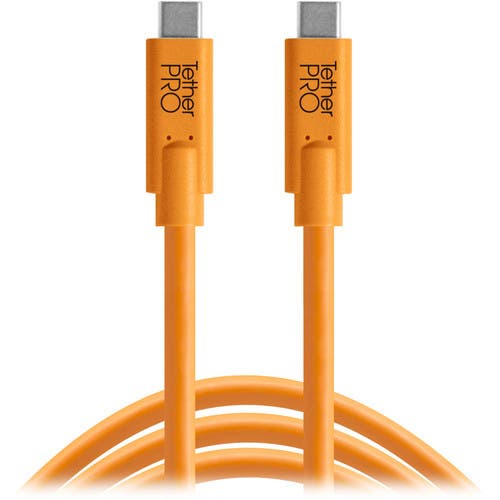 Tether Tools TetherPro USB Type-C Male to 5-Pin Micro-USB 2.0 Type-B Male Cable 4.6m (Orange)