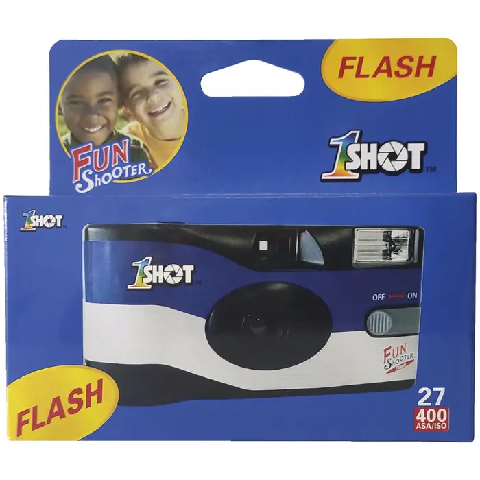1Shot Fun Shooter Disposable Camera ISO 400 27 Exposure