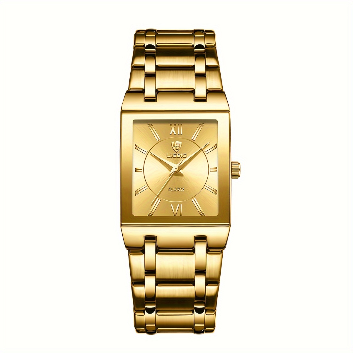 LIEBIG Men Women Classic Square Business Quartz Watch