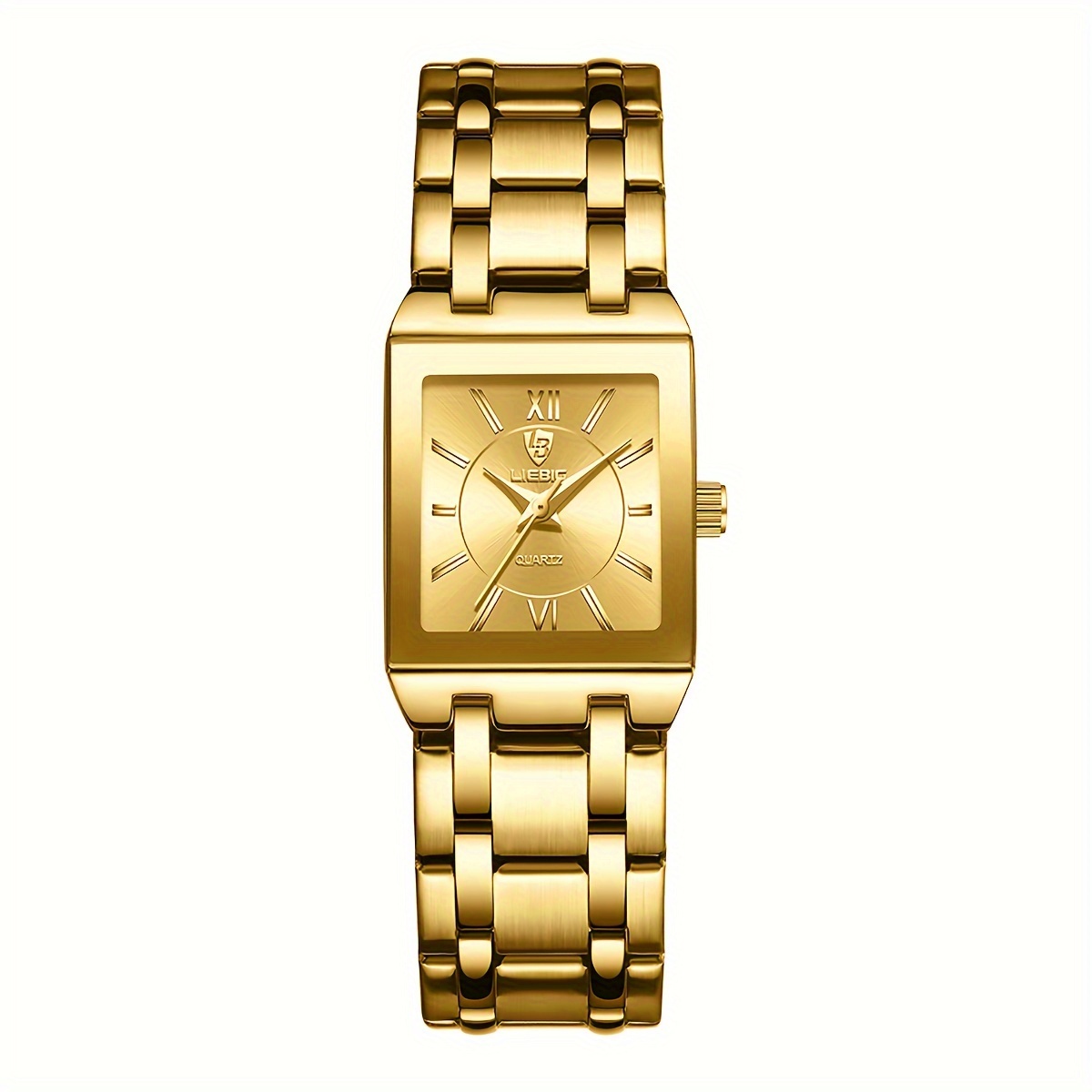 LIEBIG Men Women Classic Square Business Quartz Watch