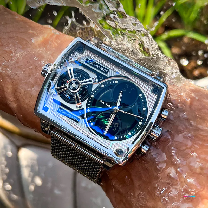 Ark II Square Large Dial Watch