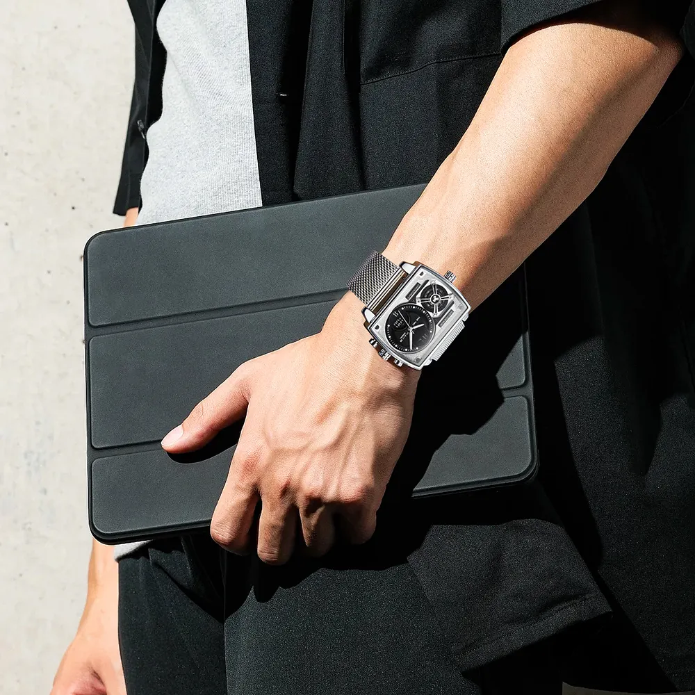 Ark II Square Large Dial Watch