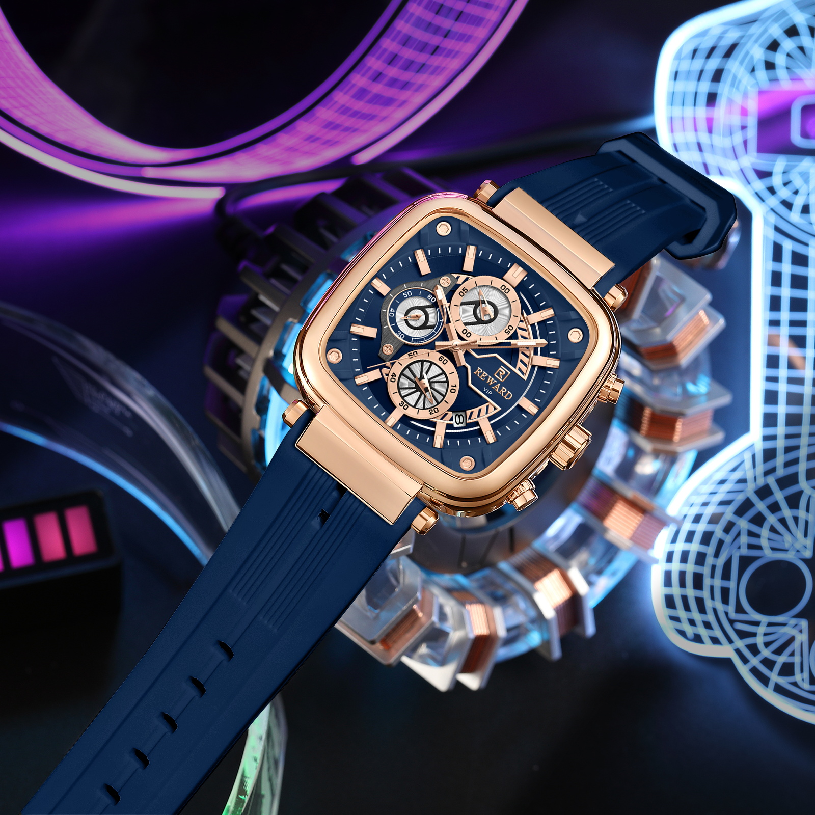 Men's luxury leisure sports watch