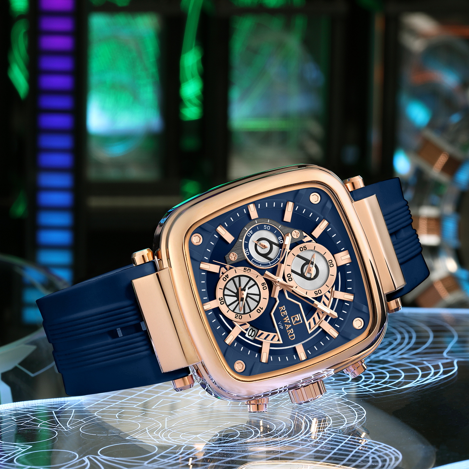 Men's luxury leisure sports watch