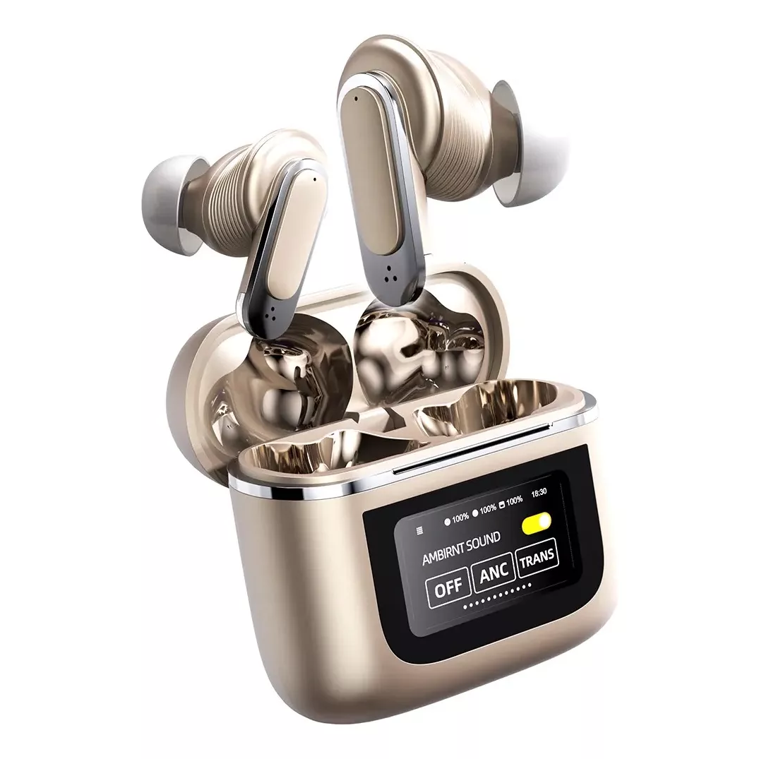 V8 Wireless Earbuds with LCD Touch Screen