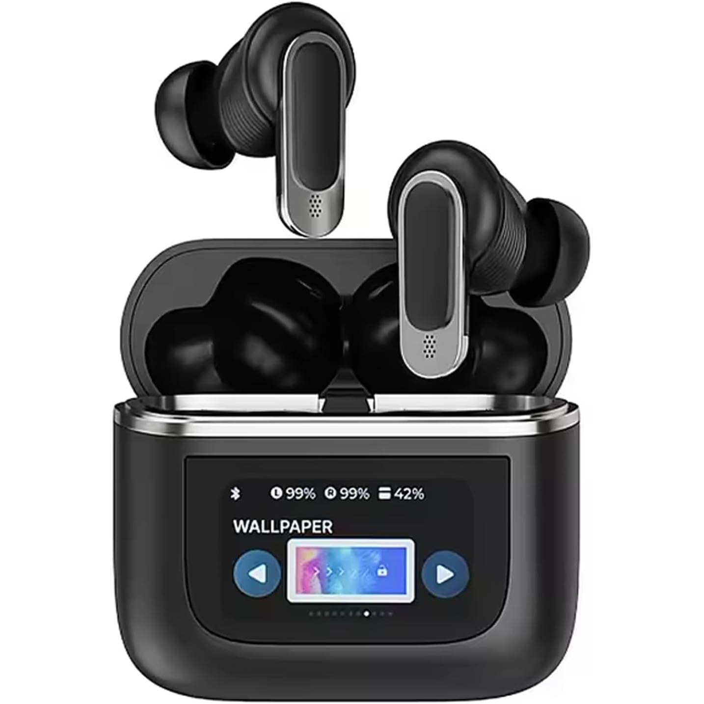 V8 Wireless Earbuds with LCD Touch Screen