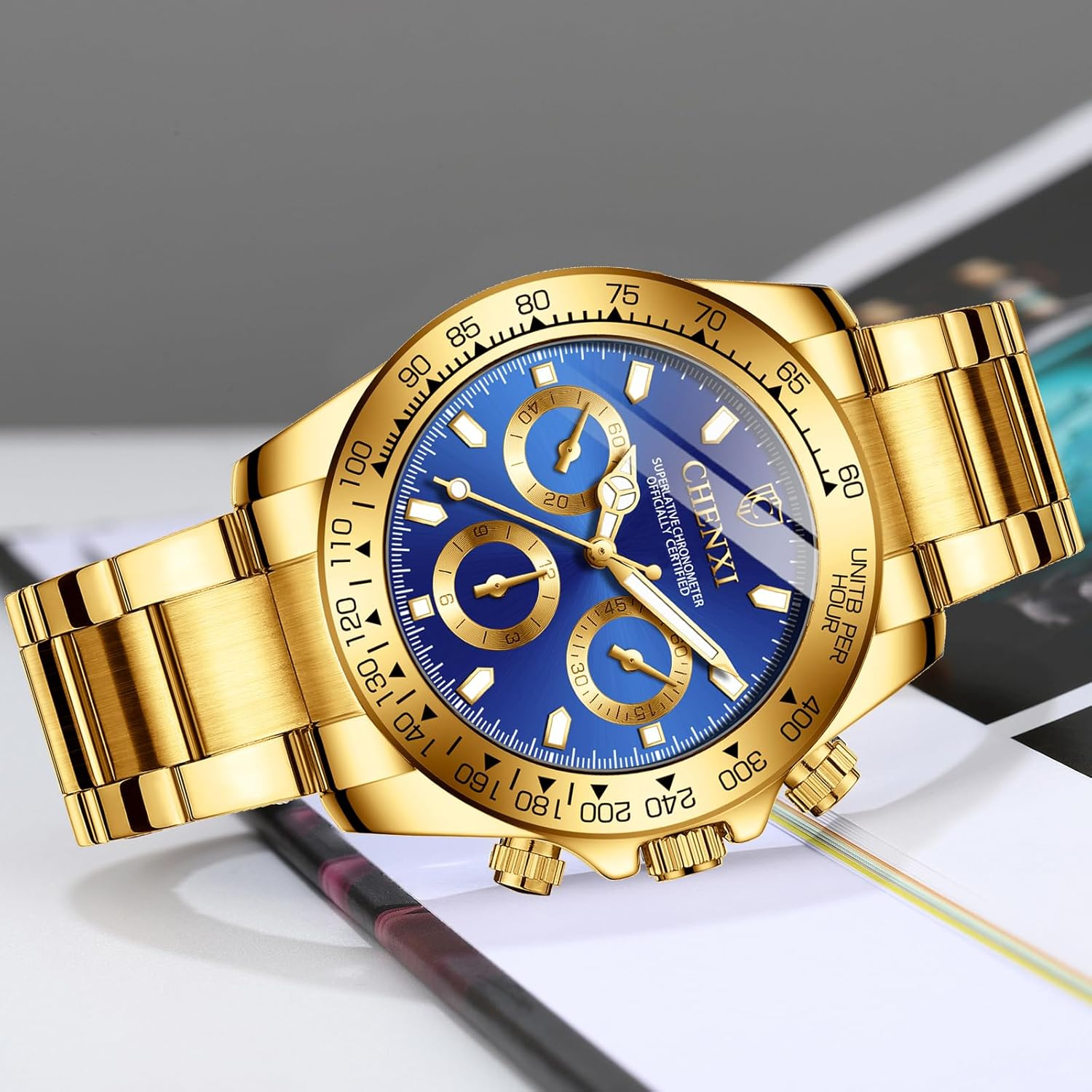 Men's classic business elegant watch