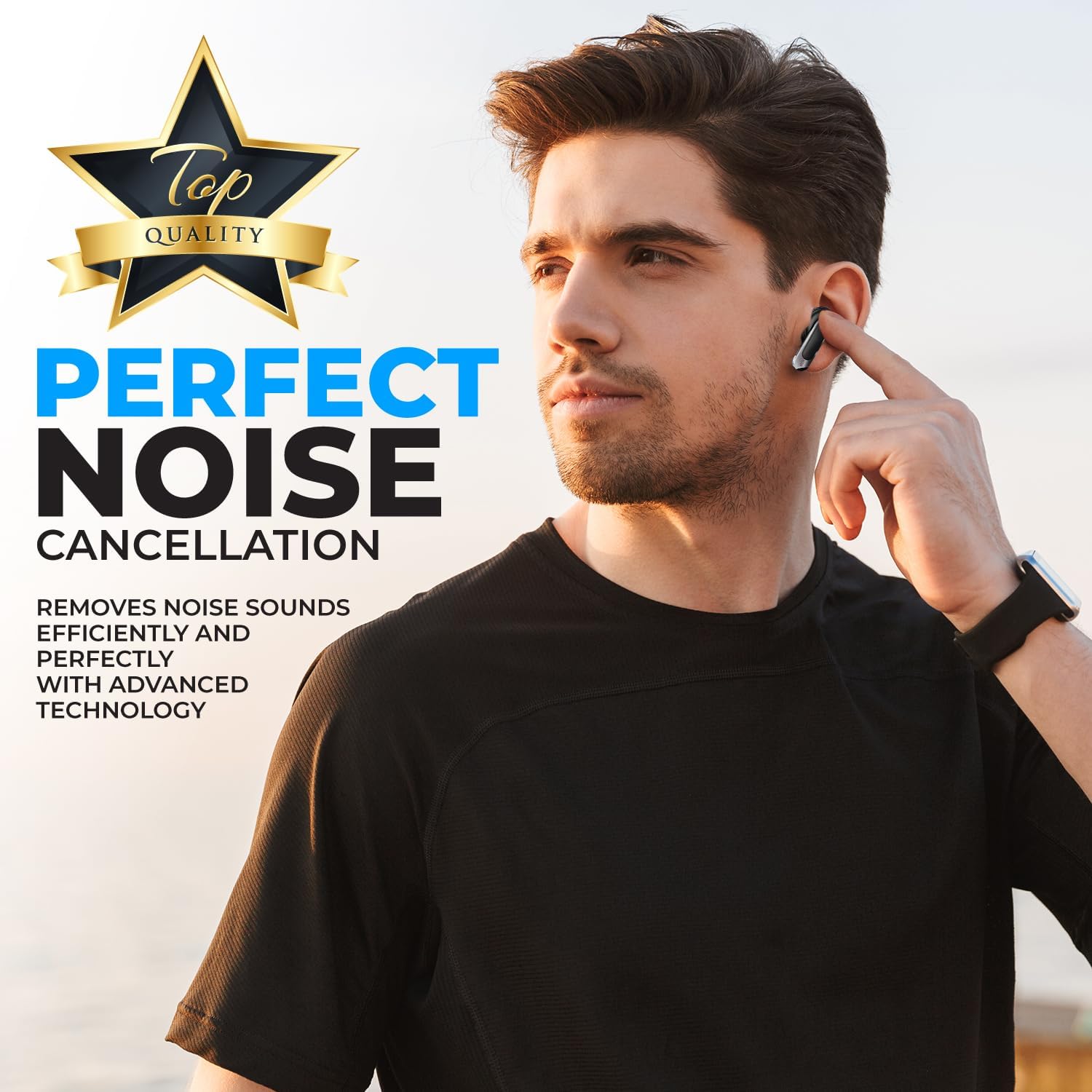 V8 Wireless Earbuds with LCD Touch Screen