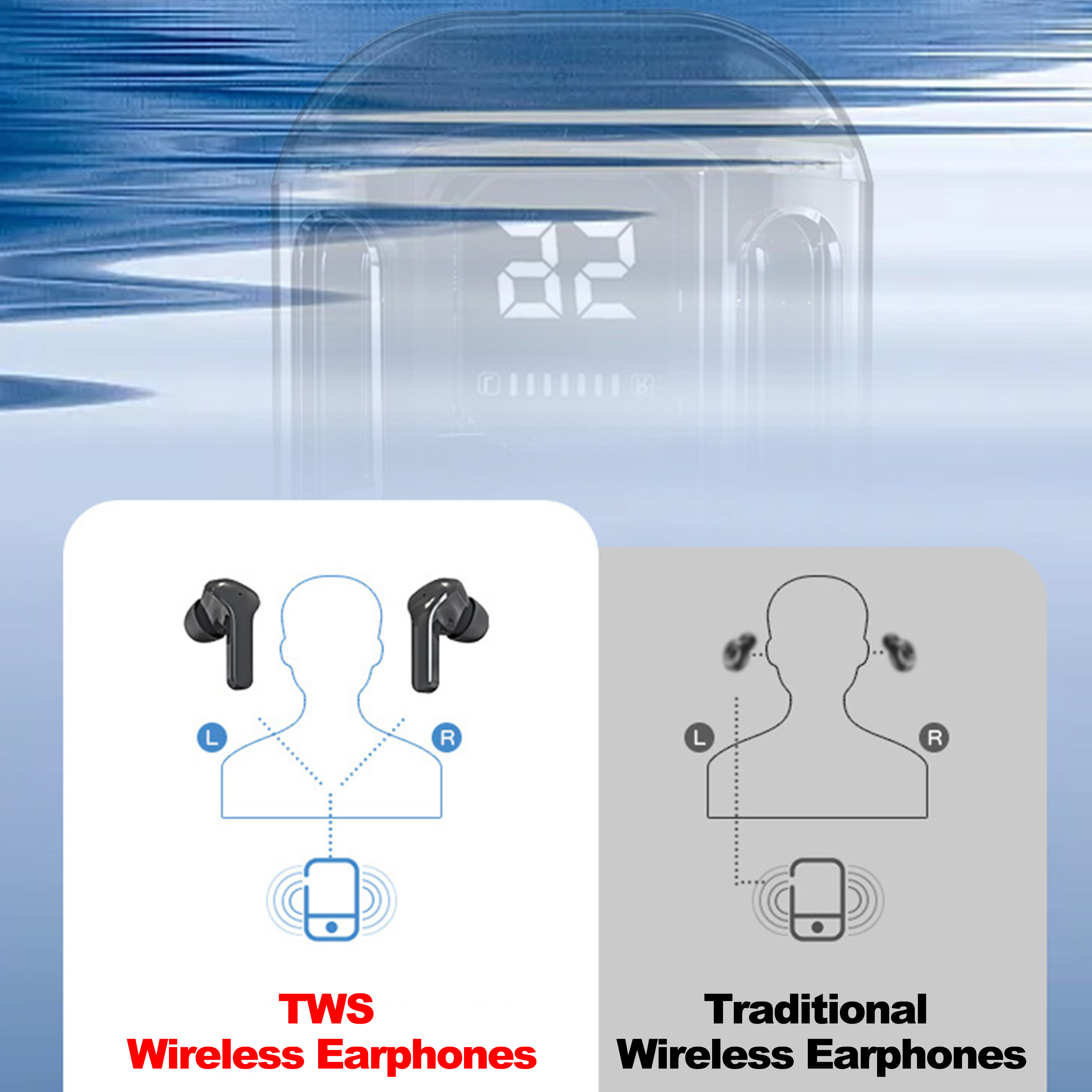  Best Gift Combo Smart Watch & Earphone