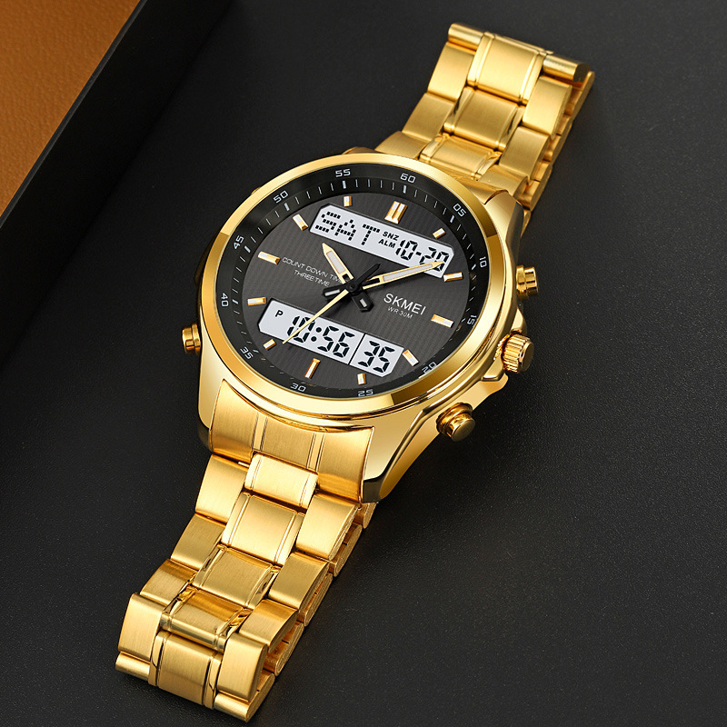 Men's radar dual display business simple watch