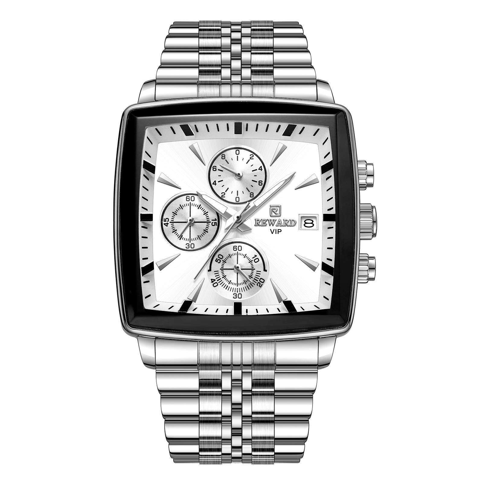 Rectangle Men's Watches Quartz Wristwatches Luxury Business Watch