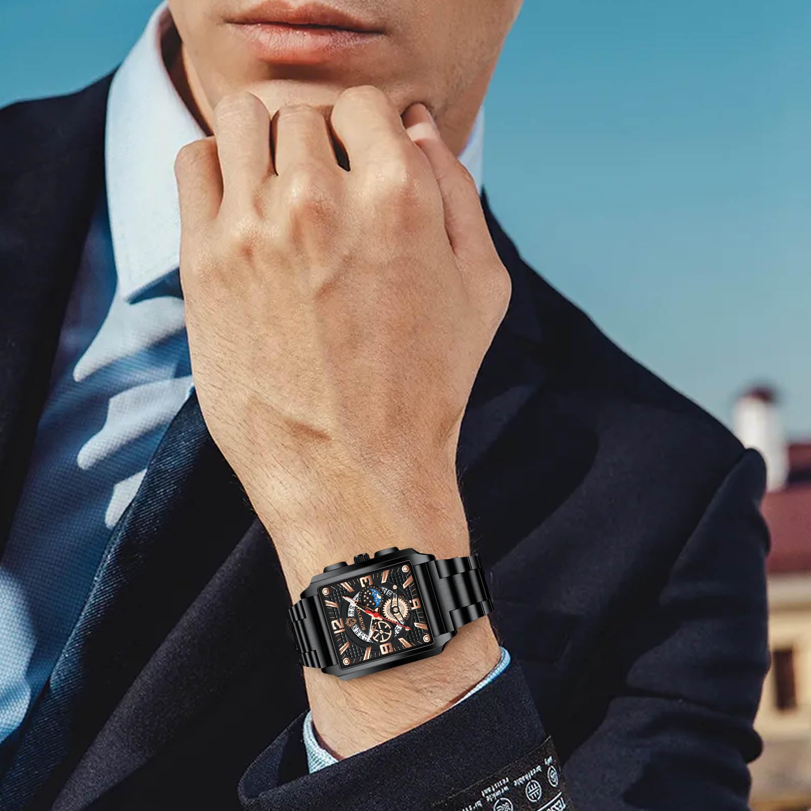 Calendar Waterproof Glow Watch