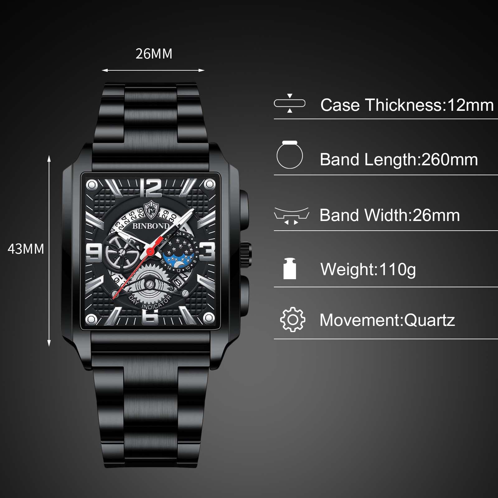 Calendar Waterproof Glow Watch