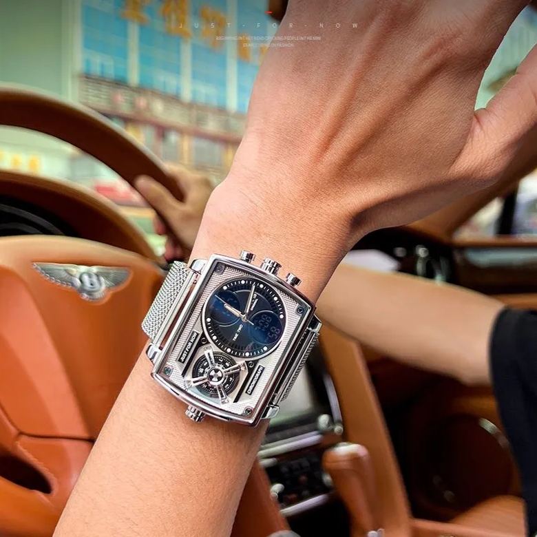 Ark II Square Large Dial Watch