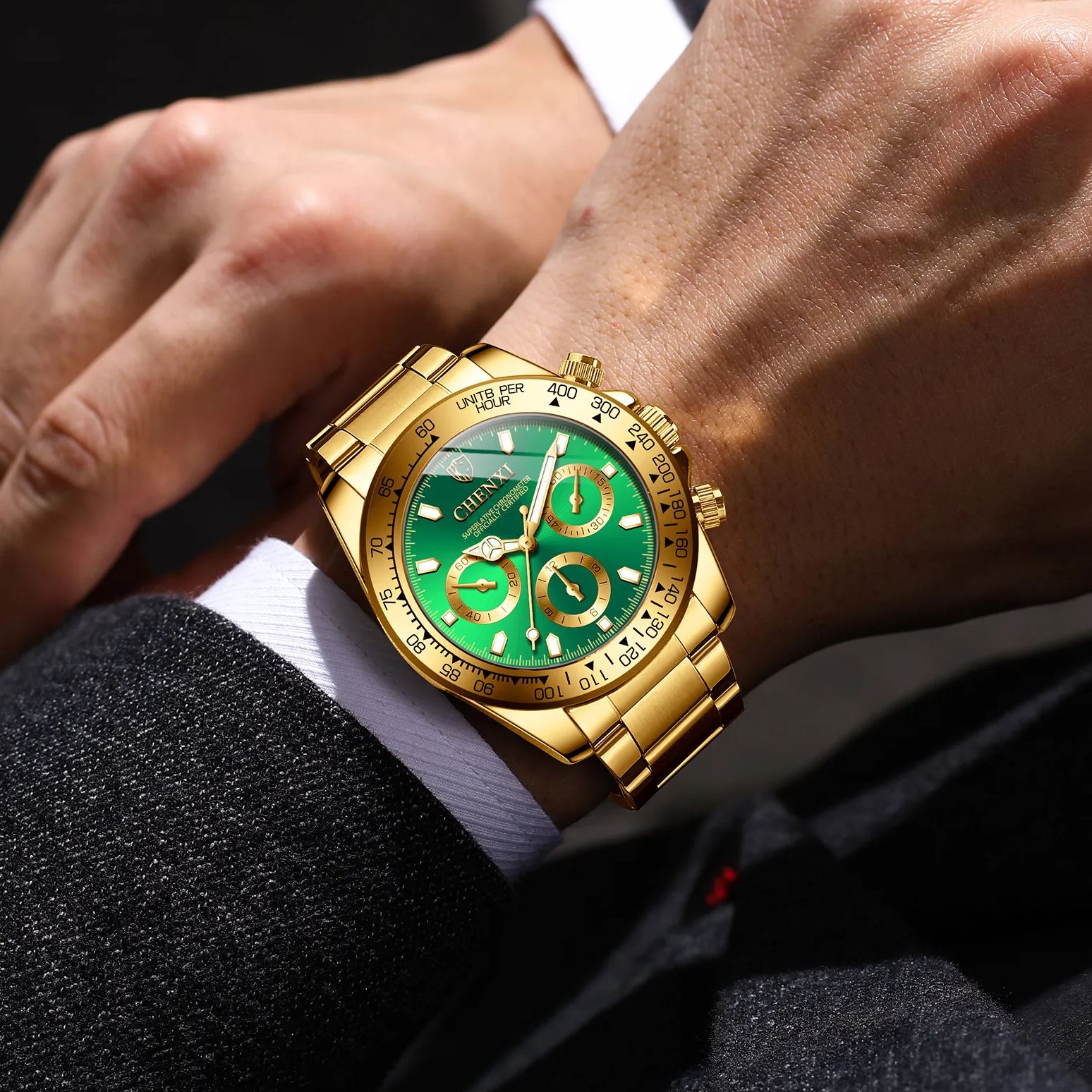 Luxury Business Waterproof  Men's Watch