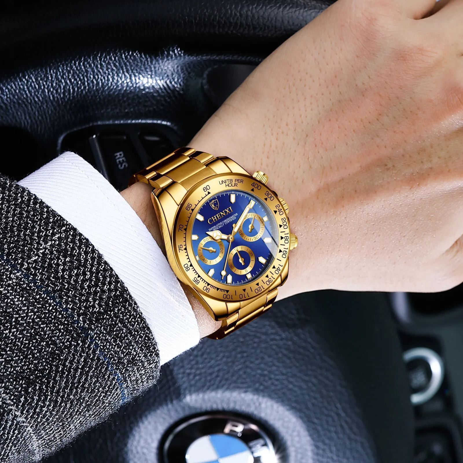 Luxury Business Waterproof  Men's Watch