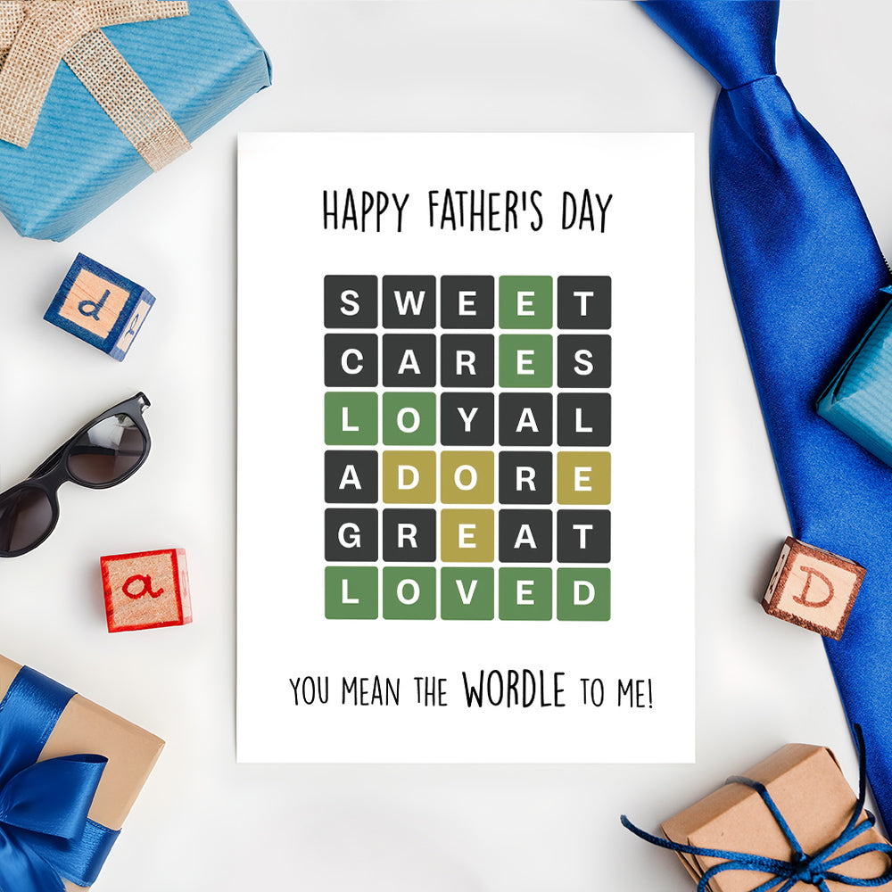 Father's Day Card Trend Father's Day Card Cute Father's Day Card Happy Father's Day