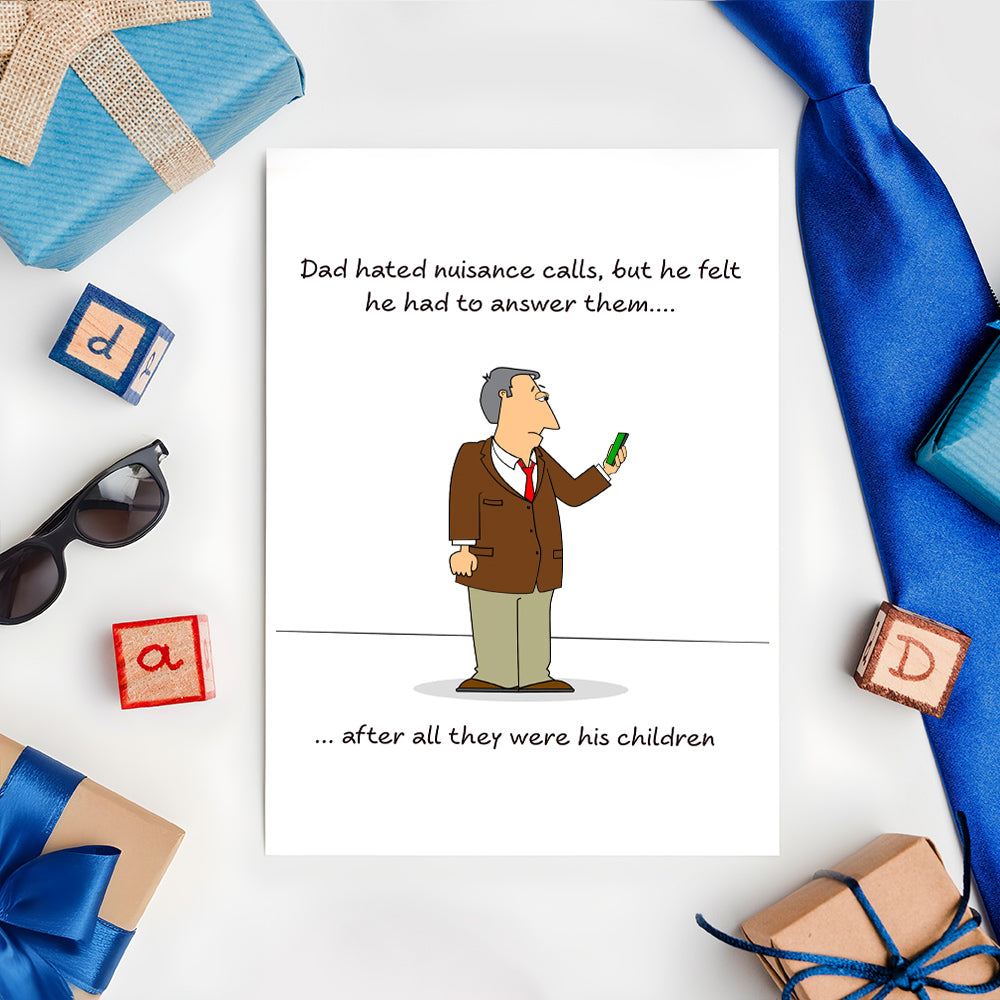 Fathers Day Card Fathers Day Funny Card from Daughter Like Father Lke Daughter Card