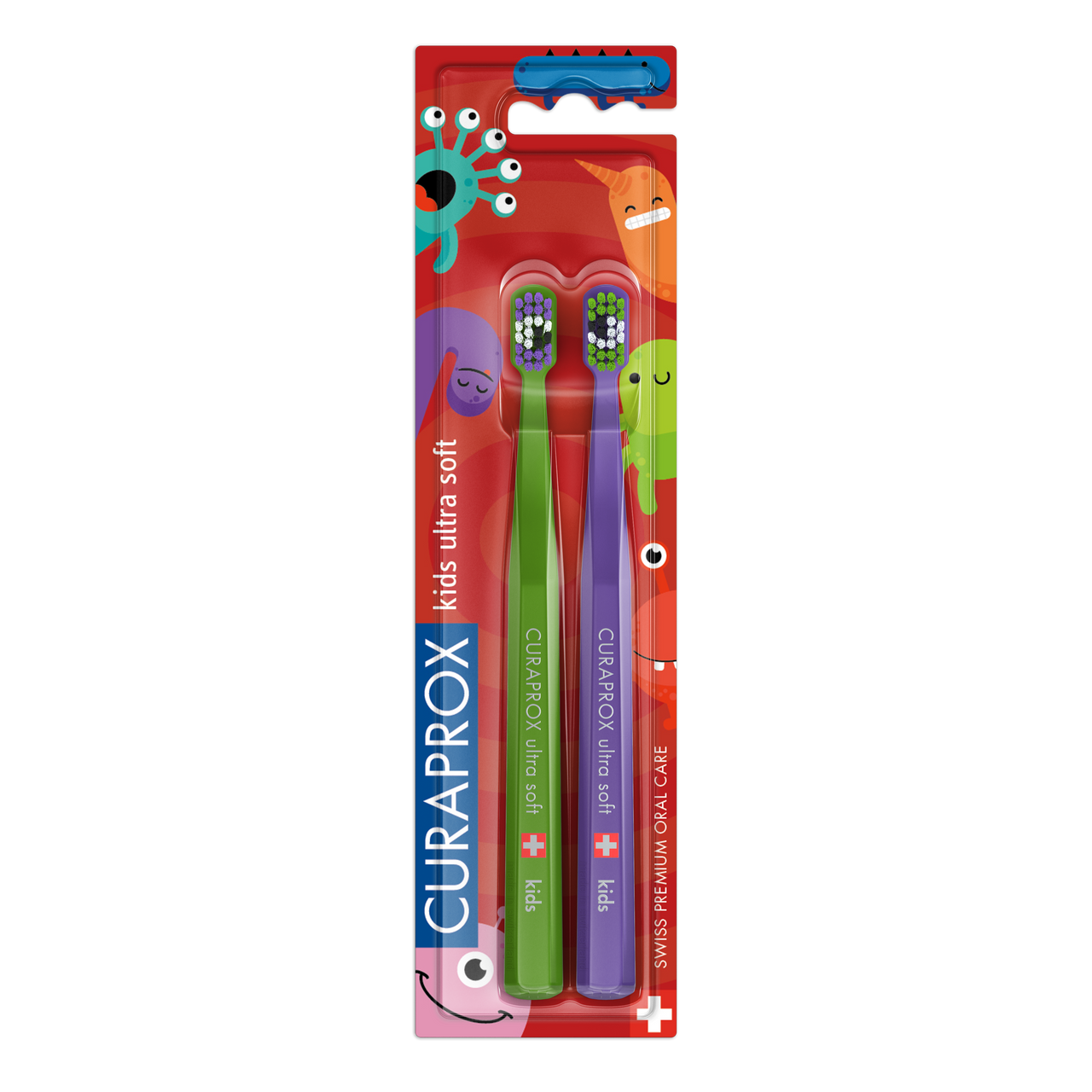Duo Little Bacterias Edition 2022 (twin pack) - kids toothbrush
