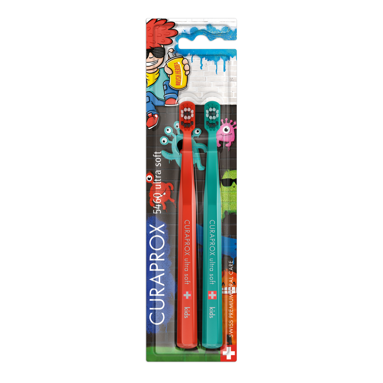 Duo Graffiti Edition 2023 (twin pack) - kids toothbrush 
