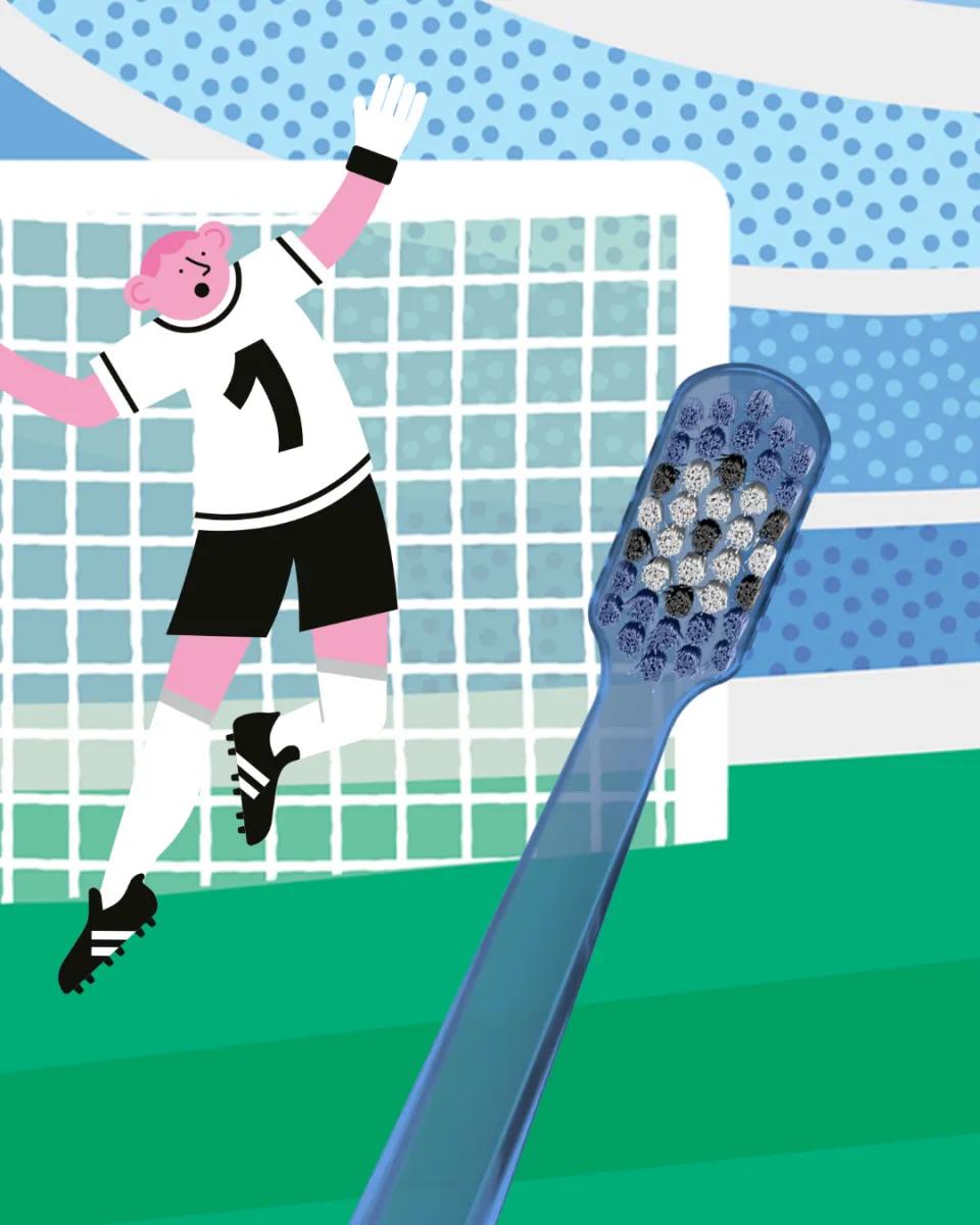 Curaprox CS 5460 Ultra Soft Blister Toothbrush - Football Edition 2026 - Twinpack