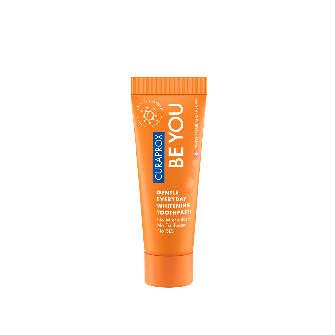CURAPROX BE YOU PEACH + APRICOT TOOTHPASTE, 10 ML,  **PRICE FOR 3 TUBES (BEST BEFORE MAY 2025)