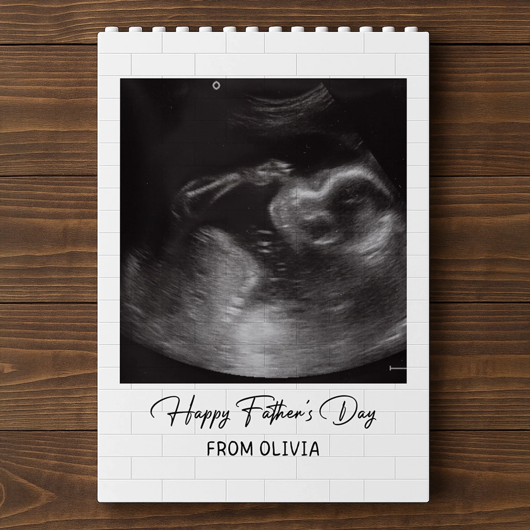 Custom Photo Happy Father's Day Building Brick Blocks Gift For Family
