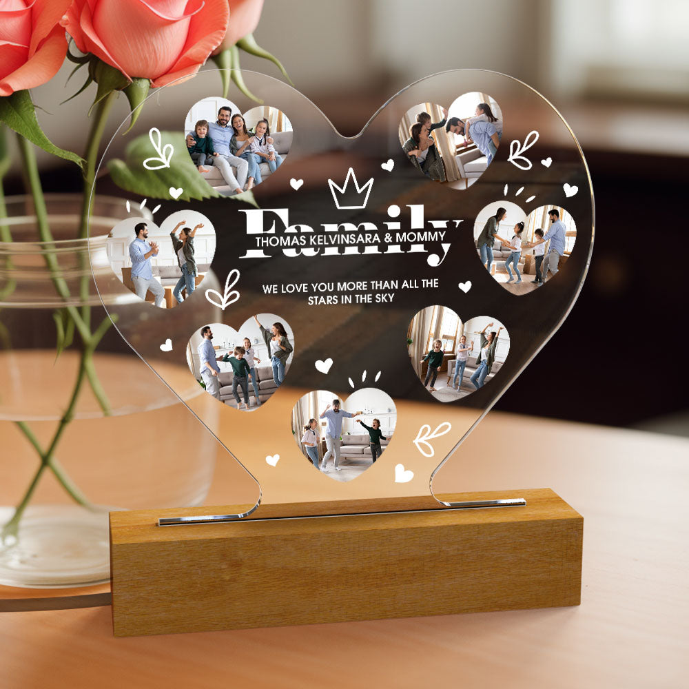 Custom Lamp Scannable Spotify Code Photo Lamp Personalized Spotify Night Light Gifts for Family